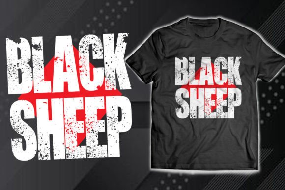 Black Sheep: Modern Graphics for T-Shirt Designs