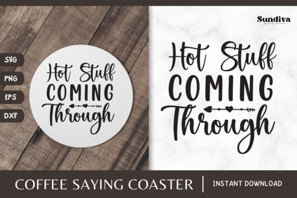 Coaster Quote SVG Coffee Saying 15 for Graphics and Crafts