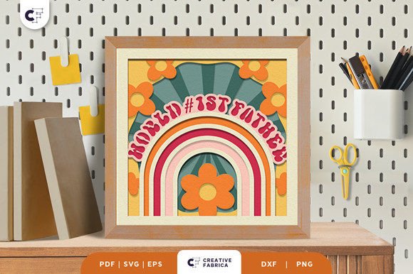 World 1st Father 3D SVG for Father S Day